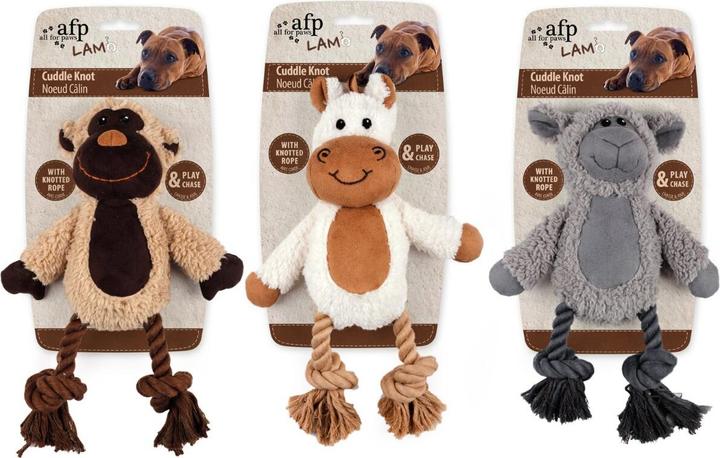 Image du produit All for Paws AFP Lambswool-Cuddle Knot (Jouet en peluche chien)