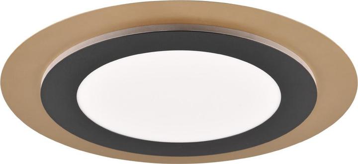 Goldfarbig, Schwarz matt