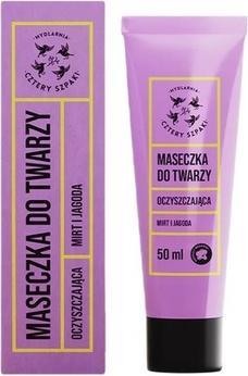 Mydlarnia Cztery Starling MYDLARNIA CZTERY SZPAKI Maseczka do twarzy oczyszczajaca Mirt i Jagoda 50ml (50 ml)