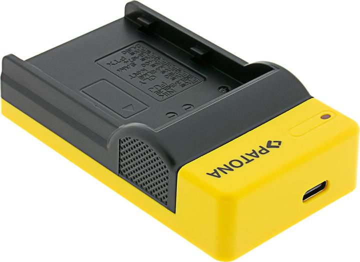 Immagine prodotto Patona Caricatore USB sottile con ingresso USB-C per Konica Minolta Nikon EN-EL3 Dynax 5D 7D Nikon EN-EL3 M (Caricabatterie per fotocamere)