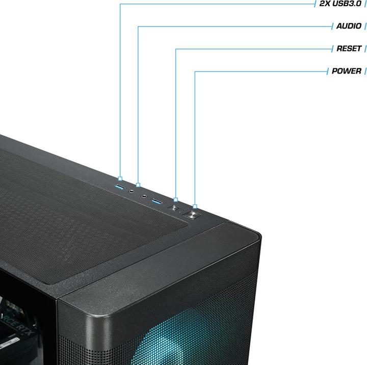 Produktbild Kiebel Wooden IX (1000 GB, 32 GB, GeForce RTX 5070)