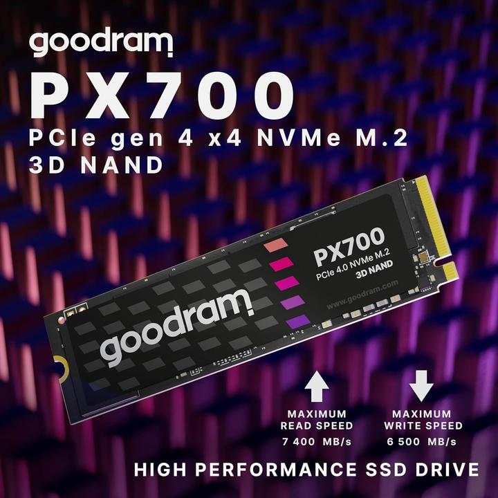 Productafbeelding Goodram PX700 SSD SSDPR-PX700-01T-80 (1000 GB, M.2 2280)