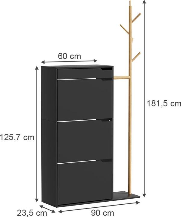 Produktbild Vicco Ivo (90 x 30 x 181.50 cm)