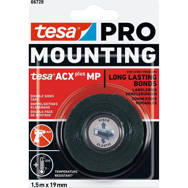 Produktbild tesa Mounting PRO ACX+ MP, 1,5m:19mm (19 mm)