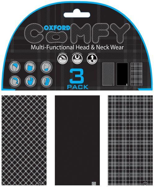 Actual product image Oxford Comfy Black&White Tartan