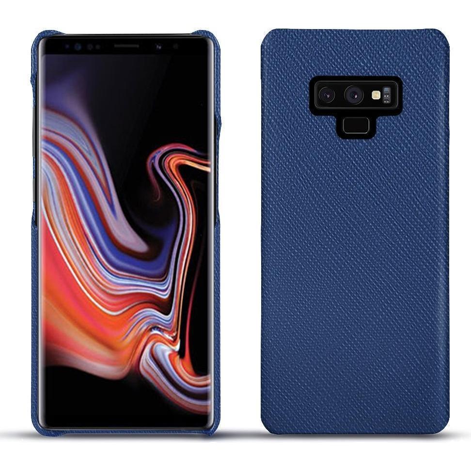 Noreve Lederschutzhülle (Samsung Galaxy Note 9), Smartphone Hülle, Blau