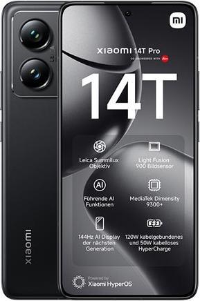 Produktbild Xiaomi 14T Pro (1000 GB, Titan Black, 6.67", Dual SIM, 5G)