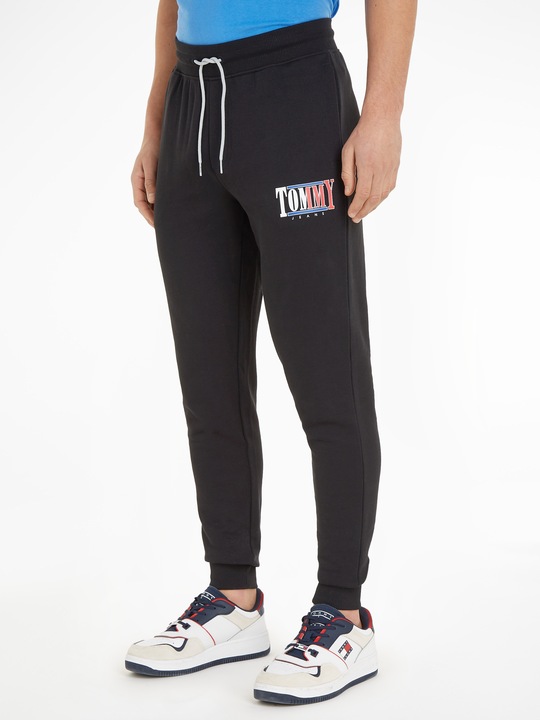 Produktbild Tommy Hilfiger Herren TJM Slim Essential Graphic Pant Strickhose, Black, XL (XL)