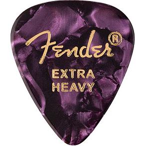 Fender 351 Picks, XHeavy Purple Moto 12 (12 x), Plektrum, Violett