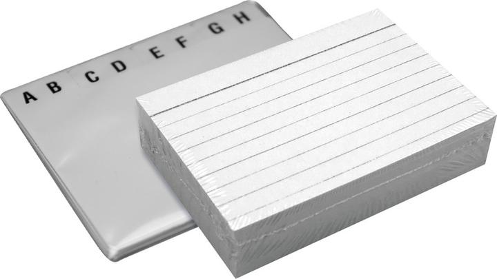 Actual product image Helit Card index box with lid the index (A8)
