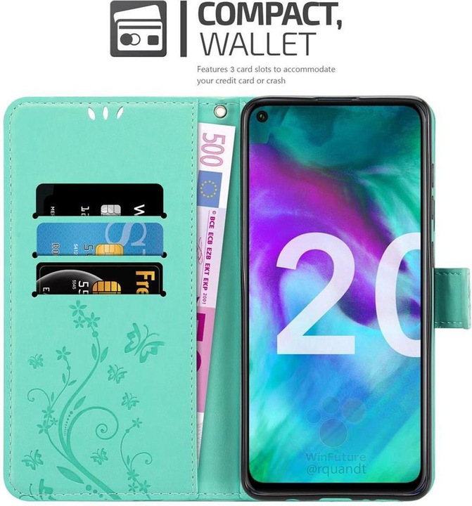 Produktbild Cadorabo Flower Book Cover (Honor 20)