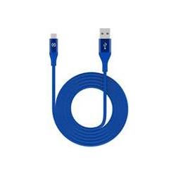 Celly USBMICROCOL3MBL cavo USB 3 m USB A Micro-USB B Blu (3 m), Cavo USB