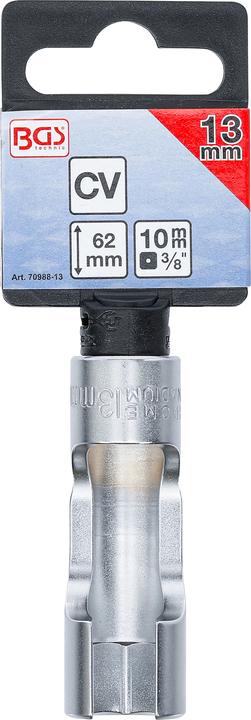 Actual product image BGS Special Socket, slotted 10 mm (3/8") Drive 13 mm (13 mm)