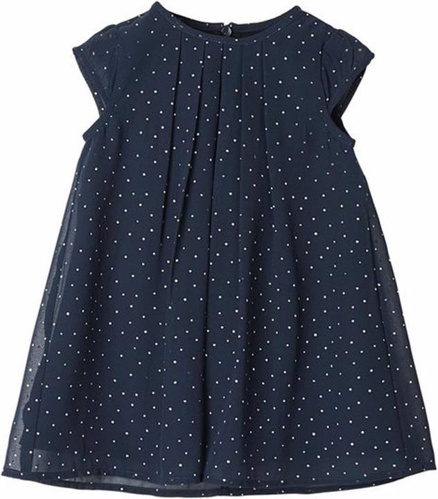Actual product image S.Oliver Baby dress Dark Blue short sleeve dots (62)