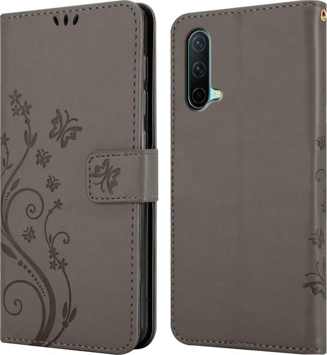 Actual product image Cadorabo Flower Book cover (OnePlus North CE 5G)