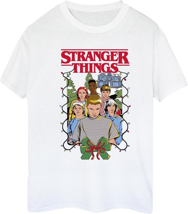 Immagine prodotto Netflix Stranger Things Christmas Poster Maglietta Ampia Donna (XXL)