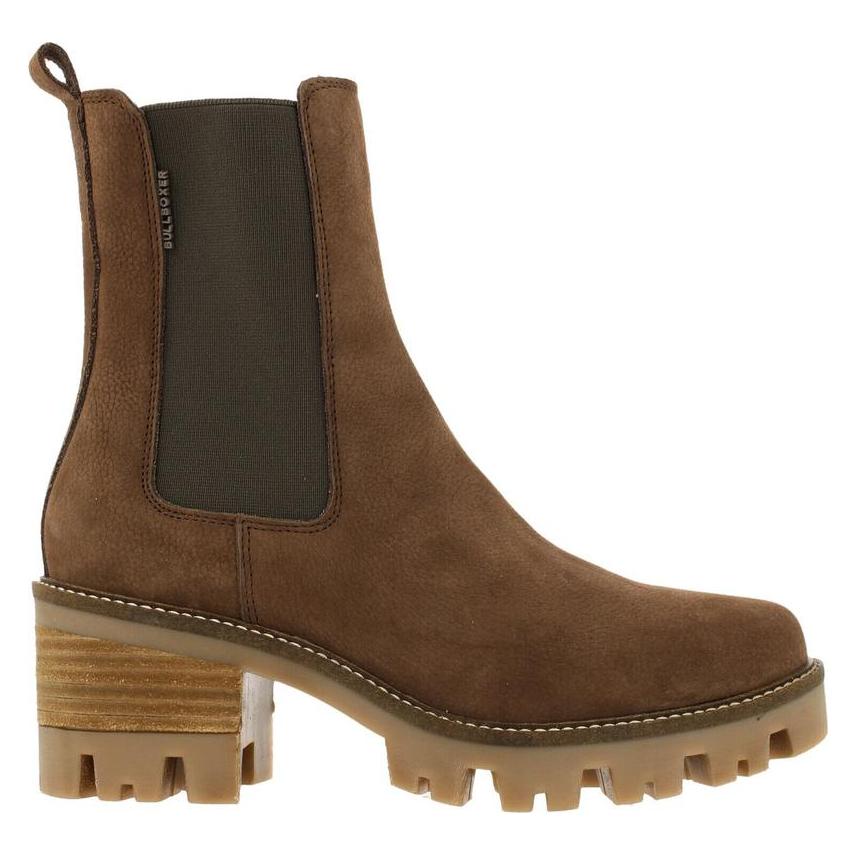 Bullboxer, Vrouwen, Laarzen, Chelsea Dameslaars Bruin Maat 38, Bruin, (38)