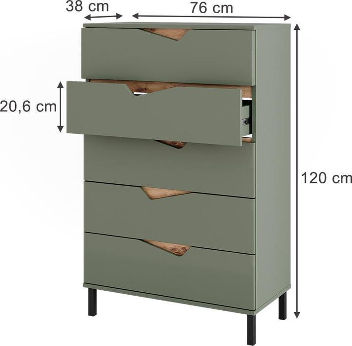 Image du produit Vicco Marelle (76 x 38 x 120 cm)