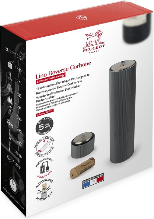 Image du produit Peugeot Tire-bouchon Carbon (Tire-bouchon électrique)