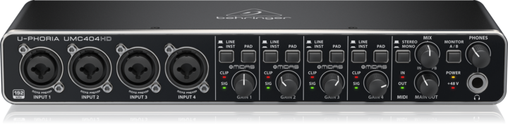 Produktbild Behringer U-Phoria UMC404HD (USB)