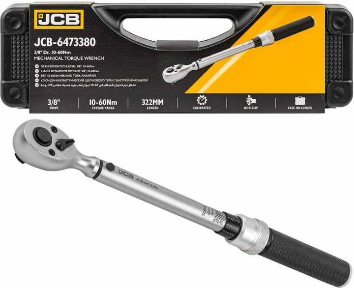 Actual product image JCB Torque spanner 3/8" 10-60 Nm (3/8", 10 Nm, 60 Nm)