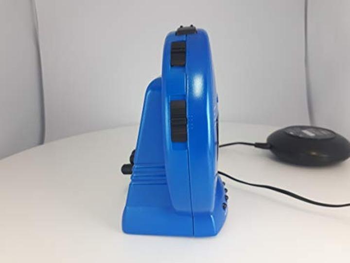 Produktbild Geemarc Sonic Bomb Wecker mit Vibration (türkis)