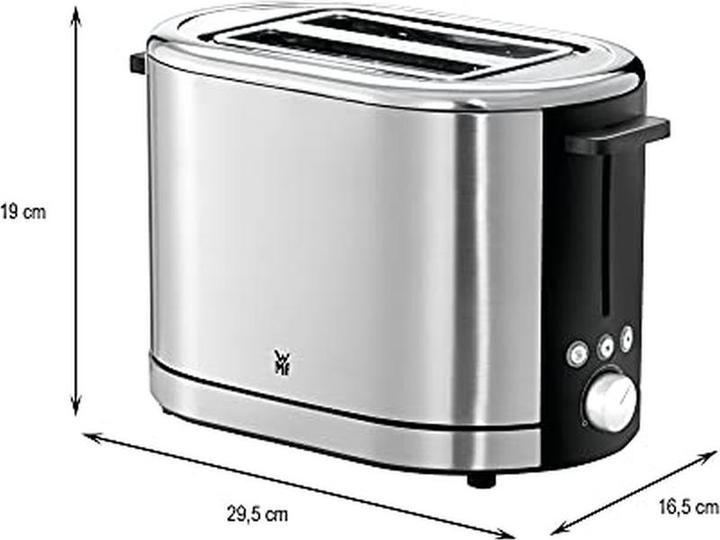 Produktbild WMF Lono Doppelschlitz-Toaster mit Brötchenaufsatz