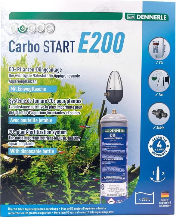 Produktbild Dennerle CO2 Pflanzen-Dünge-Set EINWEG 160 Primus (Aquarium Dünger)
