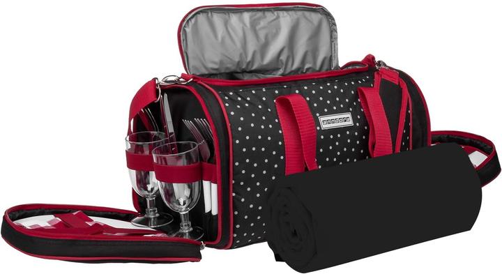 Actual product image Anndora Picknick-Kühltasche mit Decke & Zubehör-Set