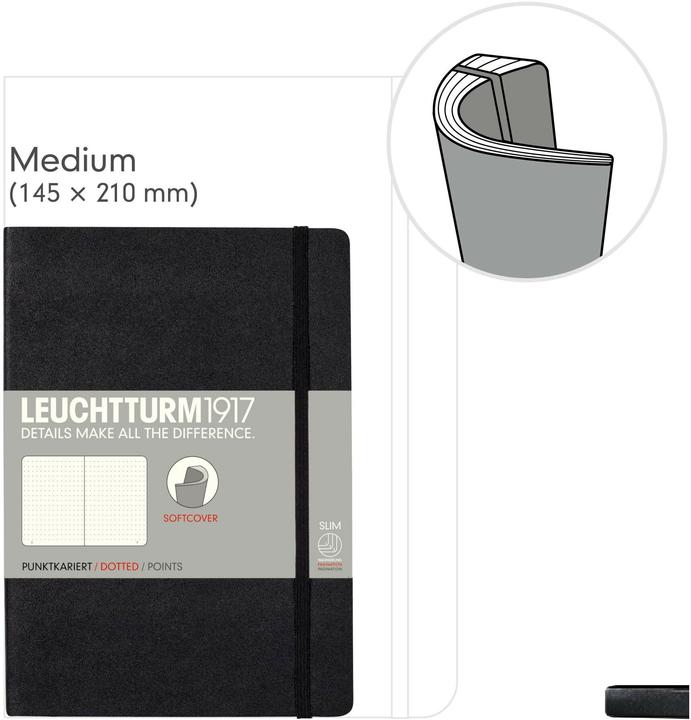 Produktbild Leuchtturm1917 Notizbuch (A5, Gepunktet, Weicher Einband)