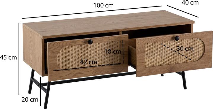Produktbild FineBuy Fernsehkommode (100 x 40 x 45 cm)