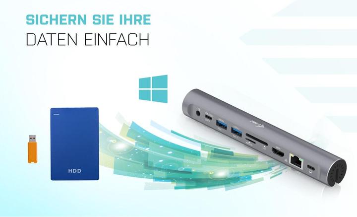 Immagine prodotto i-tec Supporto per notebook Dock (USB-C, 8 porte)