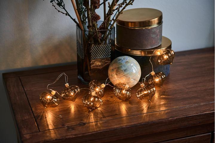 Actual product image Sirius LED light chain Millie, 8 × lamps (1.55 m)