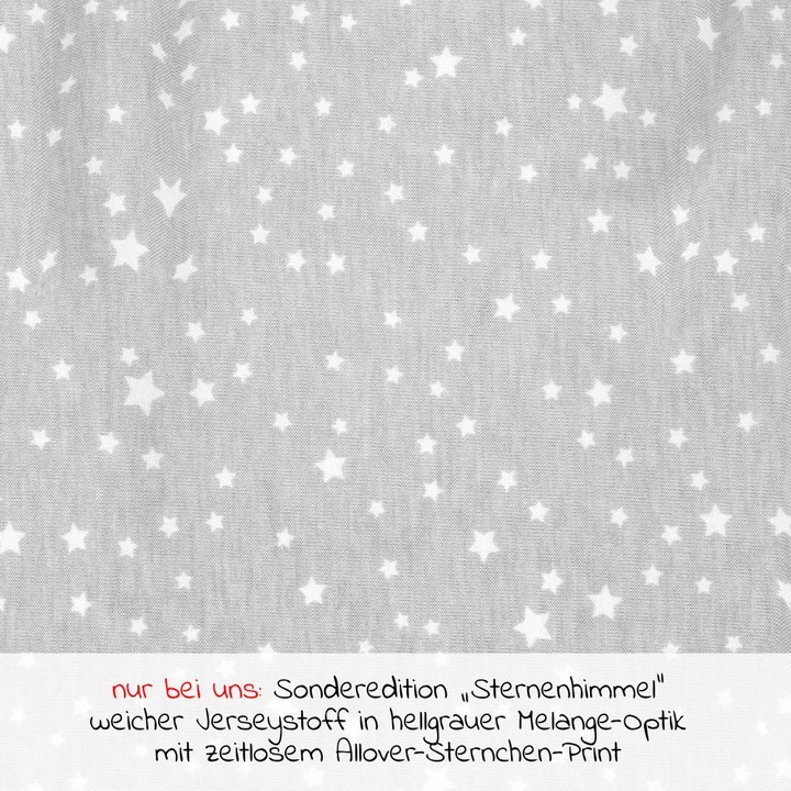 Produktbild Alvi Babynestchen & Bettschlangen Nestchen Carré Schlummer-Carré Jersey - Sternenhimmel