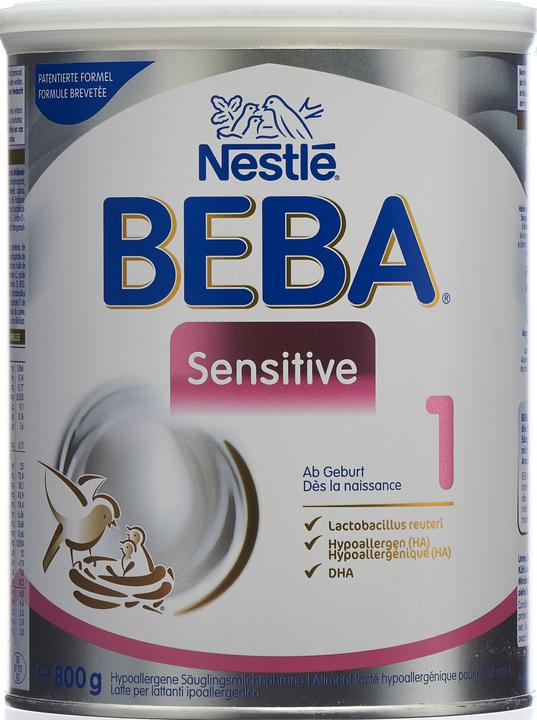 Actual product image Beba Sensitive (800 g, from birth)