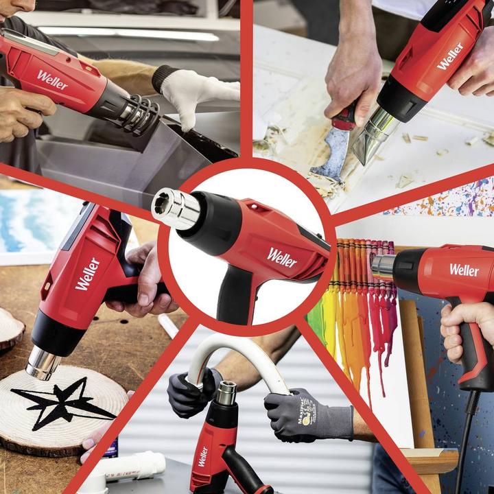 Actual product image Weller Erem Weller WLHG1623C Hot Air Gun with 2Stage Temperature Control 1600W230V