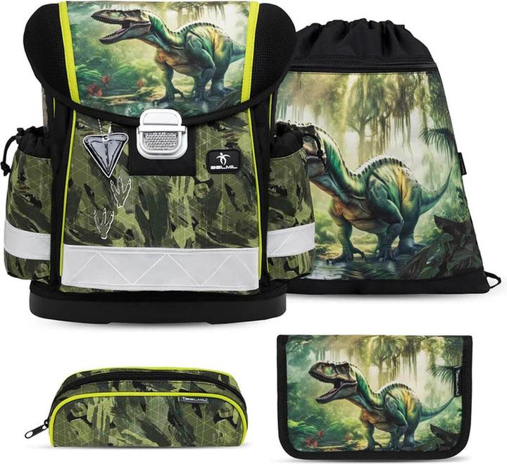 Belmil CLASSY Schulrucksack-Set Lost World (19 l)