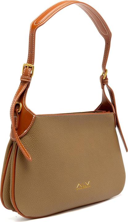 Actual product image ALV by Alviero Martini Damen Schultertasche - Modell Vivienne Chic - 100% Polyurethan - 35.0 X 20.0 X 7.0 Cm