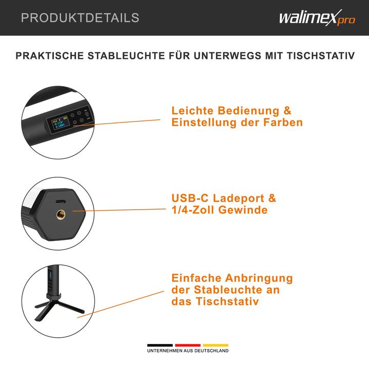 Produktbild Walimex pro RGB Tube Small M10