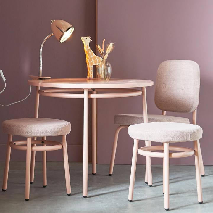 Image du produit Lifetime Kidsrooms Chill tabouret avec assise rembourrée Rose blush (Chaise haute)