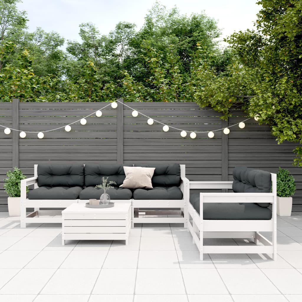 Thumbnail - VidaXL, Gartenlounge, 10-tlg. Garten-Lounge-Set mit Kissen
