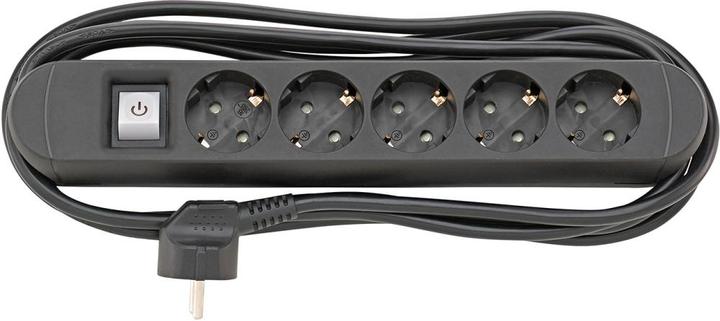 Actual product image Magni 5-socket power strip H05VV-F3G1.5 3m with magnet FORTIS (5 x, 3 m)