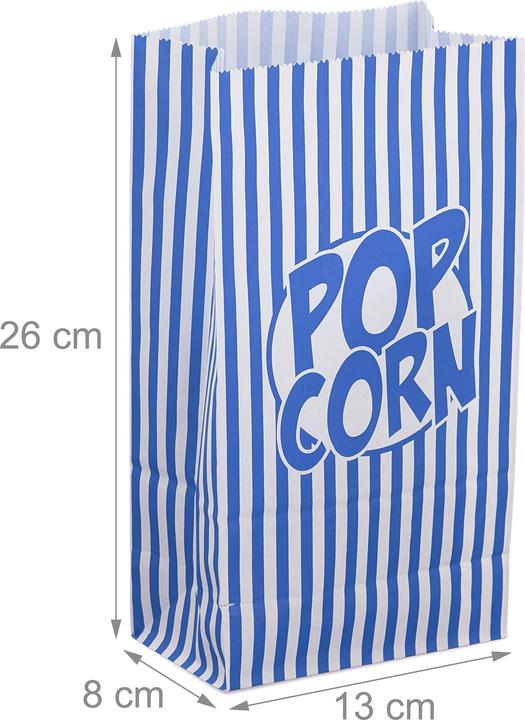 Productafbeelding Relaxdays 144x zakjes met popcorn
