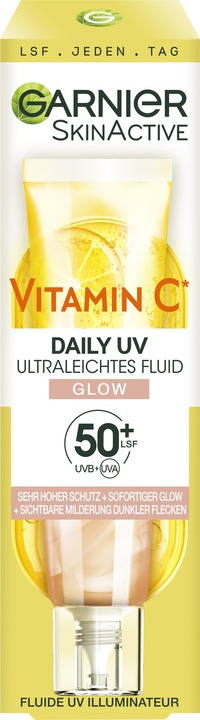 Actual product image Garnier Bright Complete Vitamin C Fluide Tinted (40 ml, Face fluid, SPF 50+)