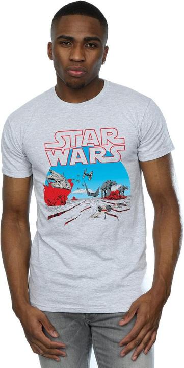 Image du produit Star Wars - T-shirt THE LAST JEDI ACTION SCENE - Homme (L)