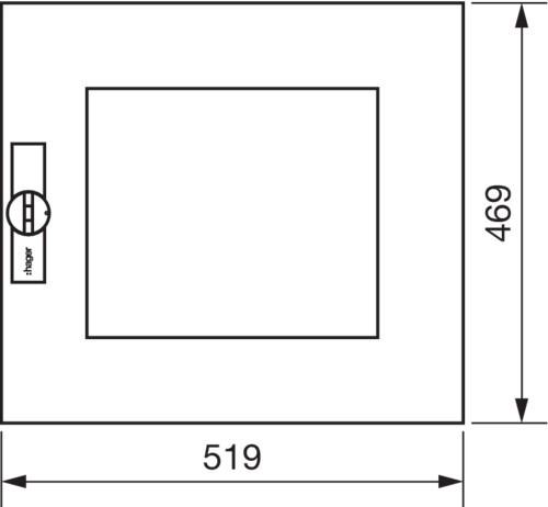 Image du produit Hager Porte