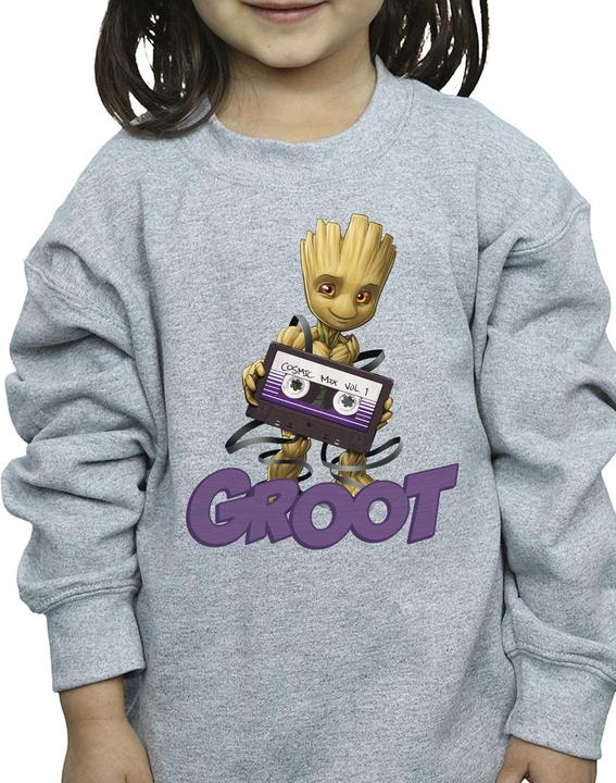Produktbild Guardians of the Galaxy Groot Casette Sweatshirt Mädchen (116)