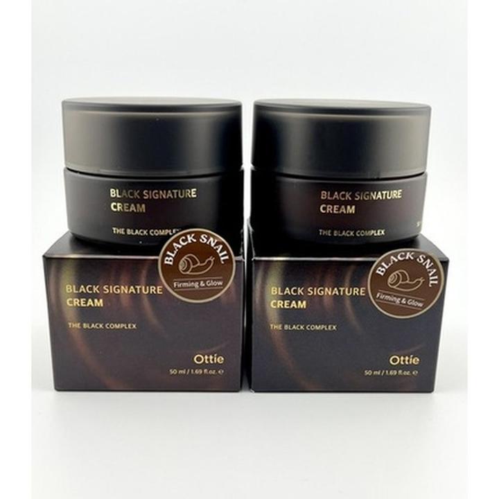 Ottie Black Snail Signature Face Cream with Black Snail Complex (Gesichtswasser)