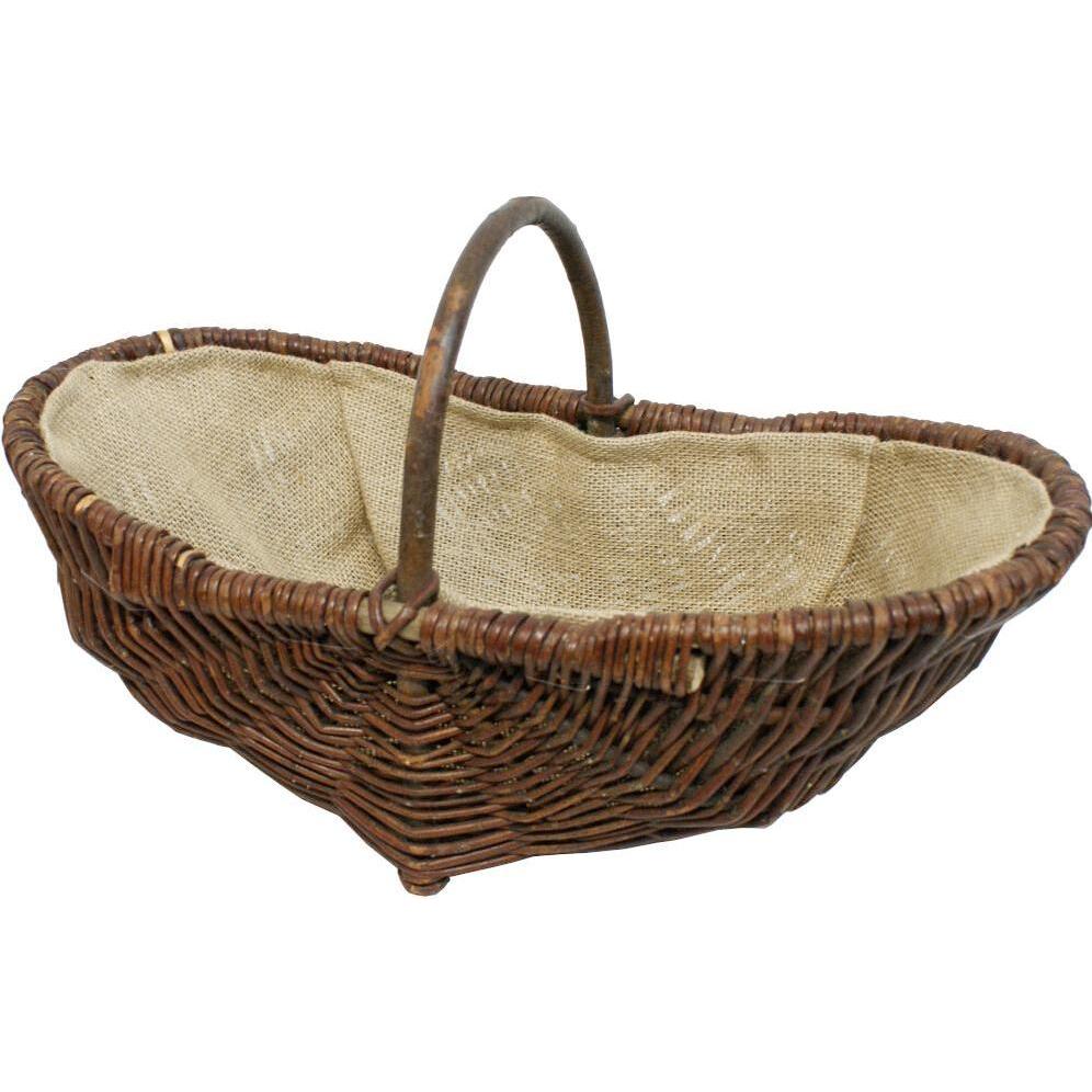 Siena Garden, Zubehör Kerzen + Kamin, Weidenkorb M, 55x29x24 cm