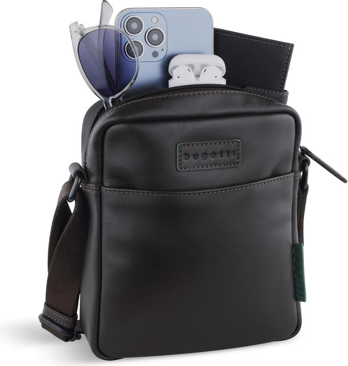 Produktbild Bugatti Clark Umhängetasche Leder 18 cm